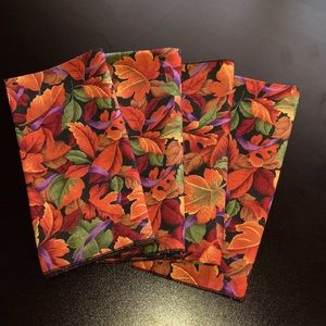 NEW LISTING! Fall Cloth Napkin Set